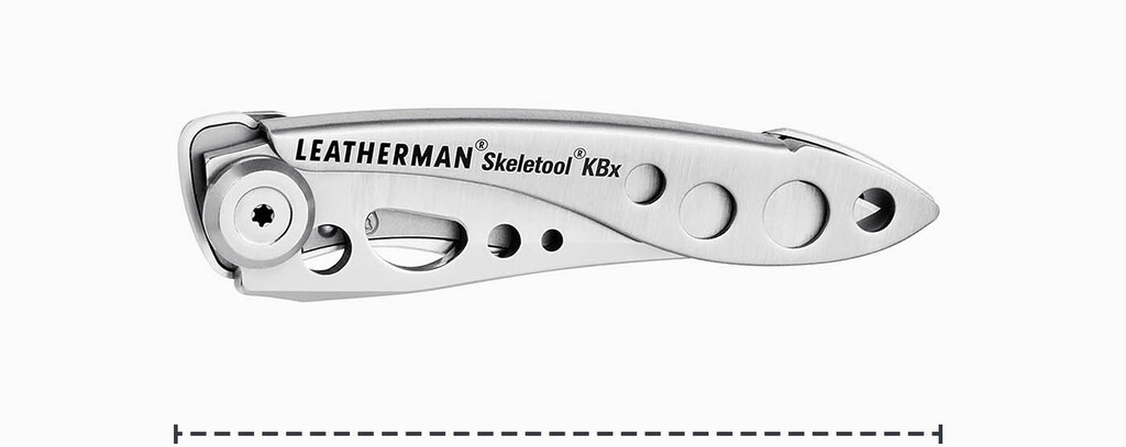 Dao gấp leatherman skeletool kbx - lưỡi răng cưa
