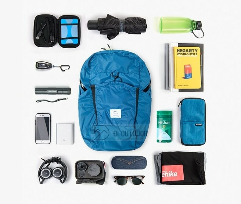Balo gấp gọn naturehike yunyan 18–22-30l nh17a012-b Balo du lịch xếp gọn chống nước naturehike