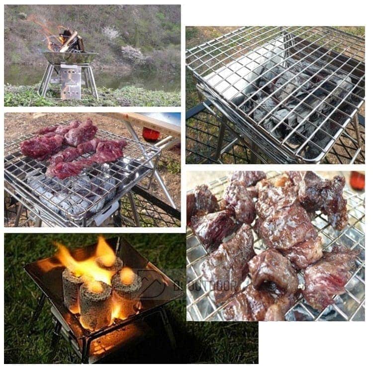 Bếp nướng mini xếp gọn campingmoon x-mini Bếp nướng xếp gọn mini campingmoon cho 1-2 người