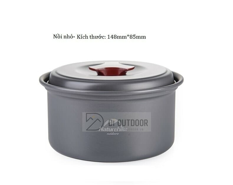 Bộ nồi cắm trại 2-3 người naturehike nh15t203-g Bộ nồi cắm trại dã ngoại cho 2-3 người naturehike nh15t203-g