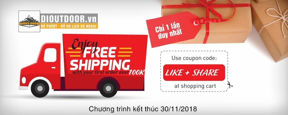 Tặng gift code free ship tháng 11